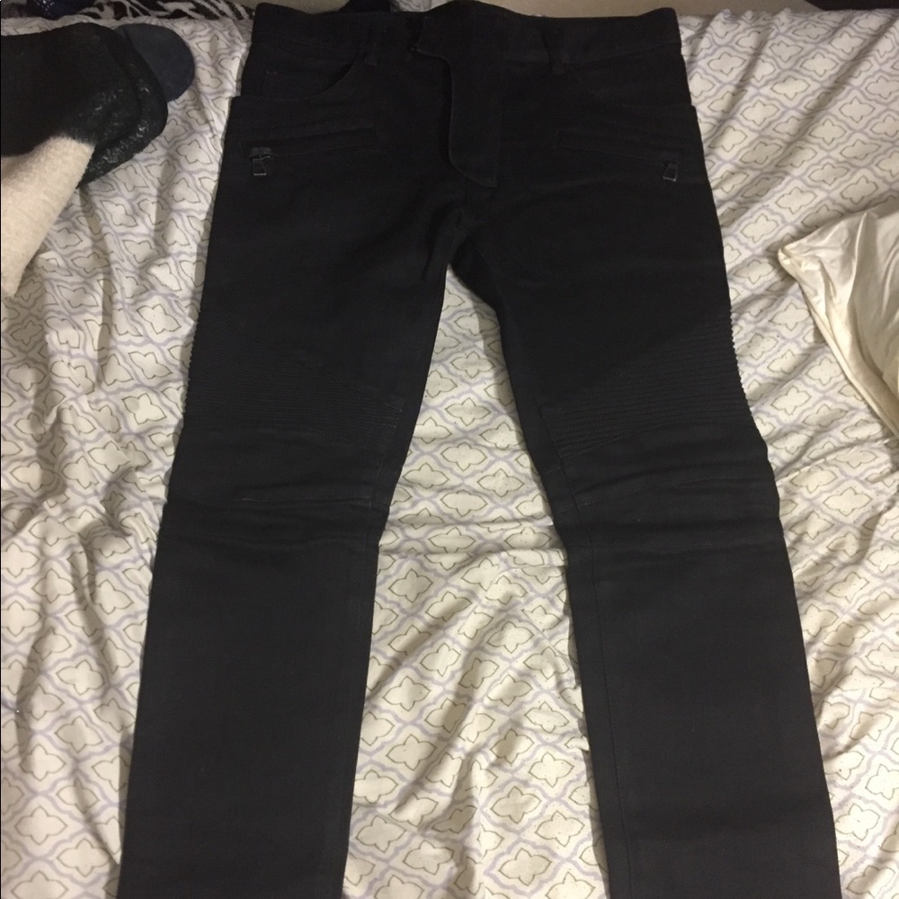 COPY - Balmain Paris men’s biker jeans size 28 can fit 27